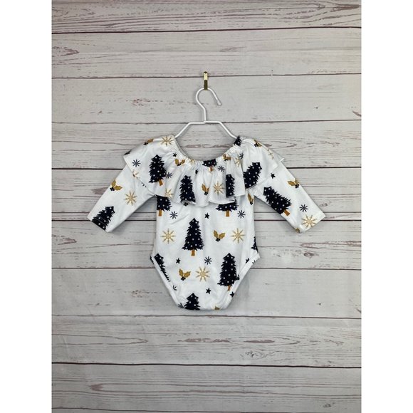 Marie Nicole Christmas Onesie 0-3 Months - Picture 2 of 4